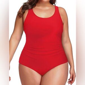 Daci Women Plus Size One Piece Swimsuit Tummy Control Bathing Suit Athletic